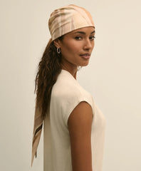 Eugenia Kim Satin Headscarf / Brooks Brothers Women