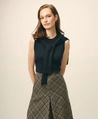 Extra-Fine Twinset Shell in Merino Wool / Brooks Brothers Women