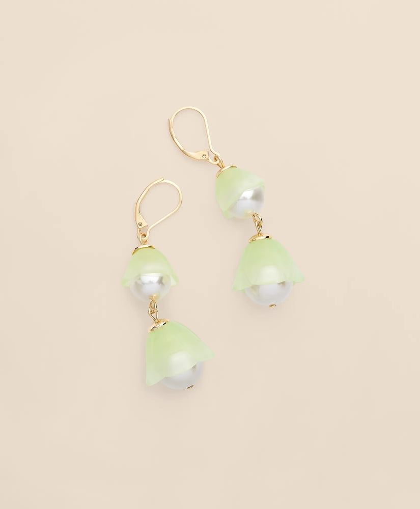 Faux Pearl Drop Earrings / Brooks Brothers Women