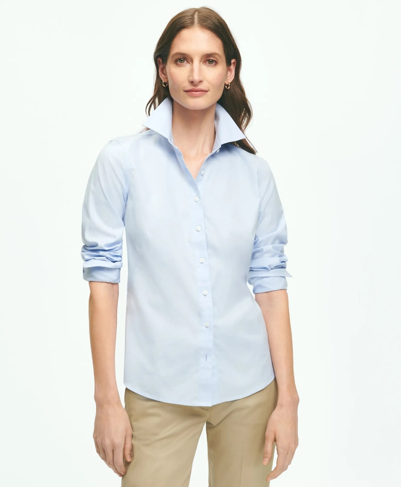 Fitted Non-Iron Stretch Supima / Brooks Brothers Women