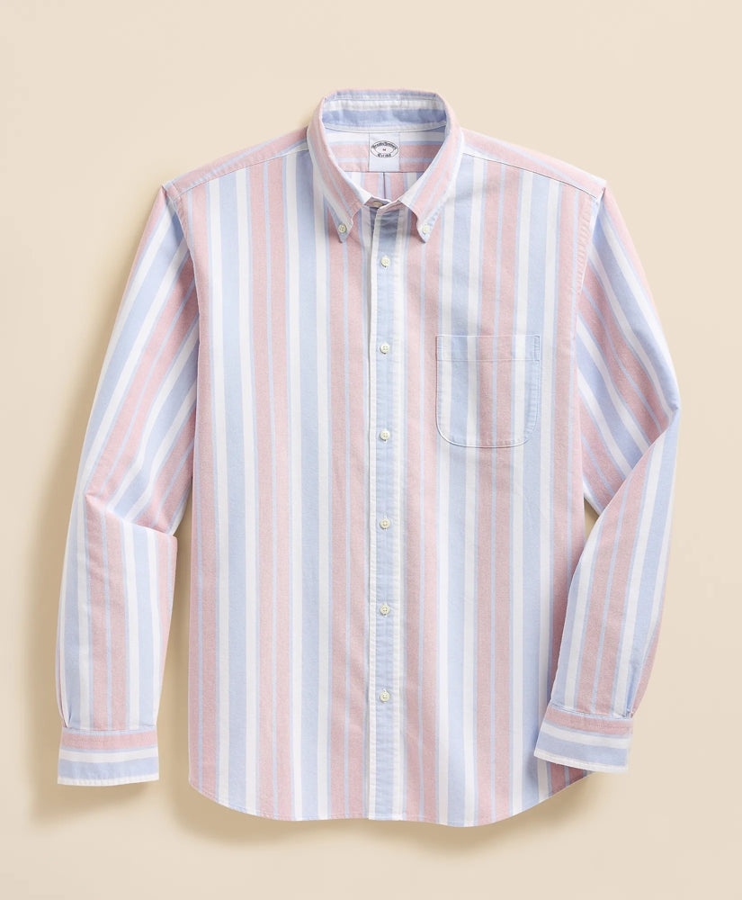 Friday Shirt, Oxford Bold Stripe / Brooks Brothers Men