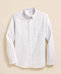 Friday Shirt, Oxford Multi Stripe / Brooks Brothers Men