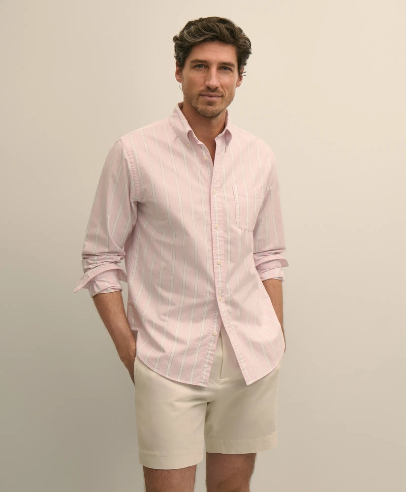 Friday Shirt, Oxford Stripe / Brooks Brothers Men