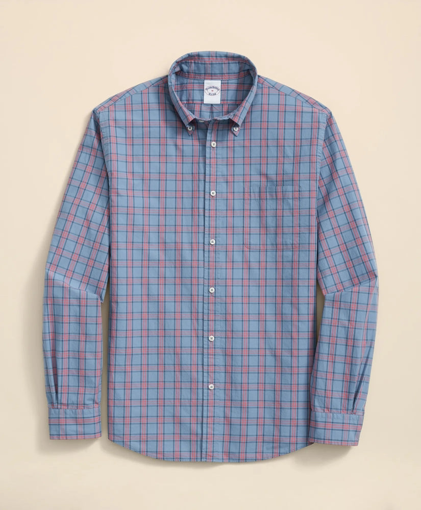 Friday Shirt, Poplin Plaid / Brooks Brothers Sale