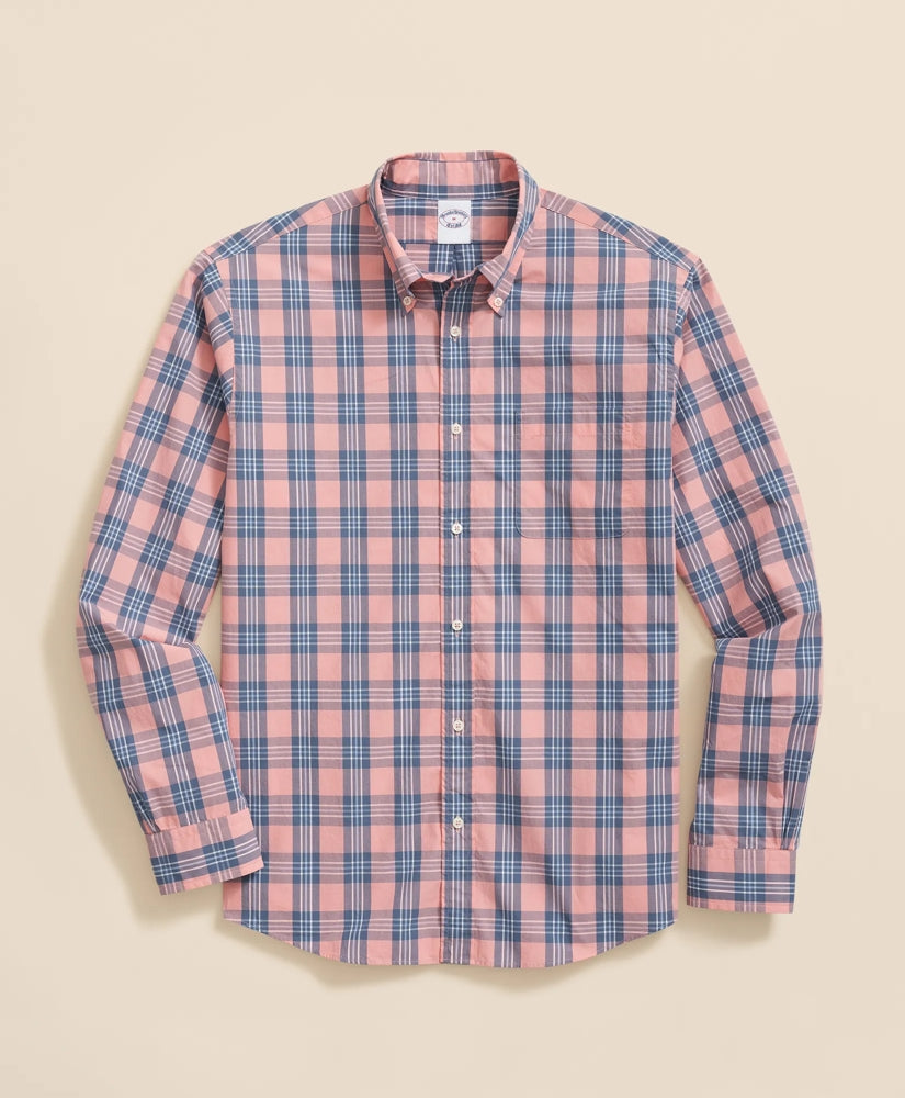 Friday Shirt, Poplin Plaid / Brooks Brothers Sale
