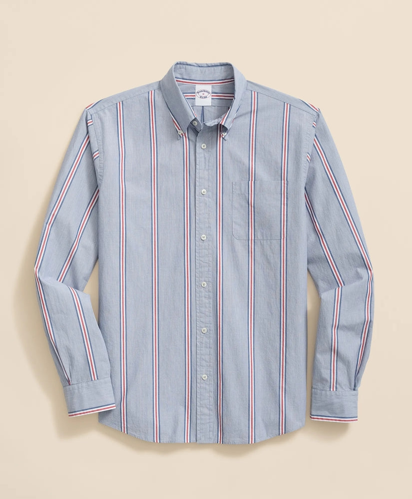 Friday Shirt, Poplin Ribbon Stripe / Brooks Brothers Sale