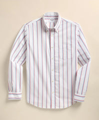 Friday Shirt, Poplin Ribbon Stripe / Brooks Brothers Men