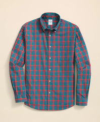 Friday Shirt, Poplin Stewart Tartan / Brooks Brothers Sale