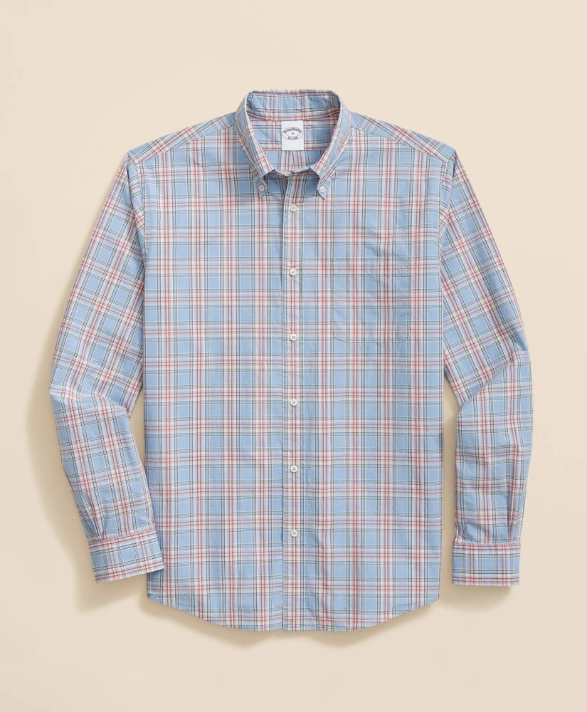 Friday Shirt, Poplin Tartan / Brooks Brothers Sale
