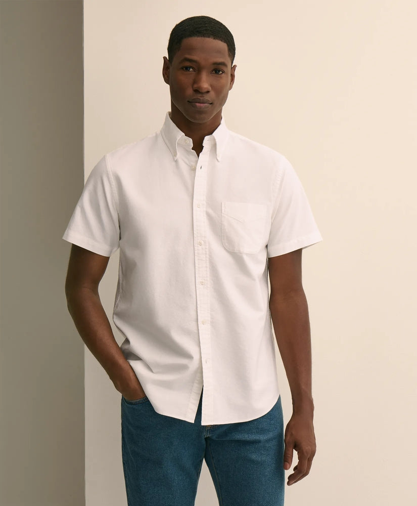 Friday Short-Sleeve Oxford Shirt / Brooks Brothers Shirts