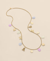 Gold-Tone Long Charm Necklace / Brooks Brothers Women