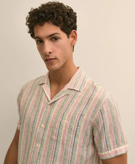 Irish Linen Short-Sleeve Sport Shirt / Brooks Brothers Shirts