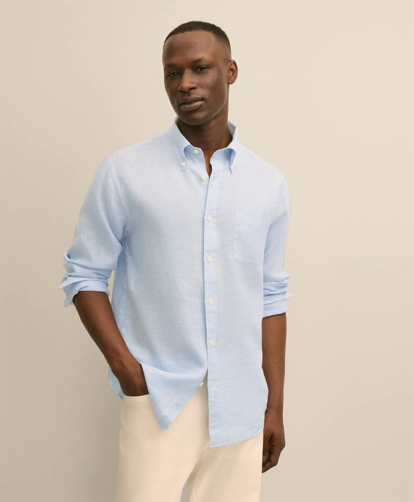 Irish Linen Sport Shirt / Brooks Brothers Men
