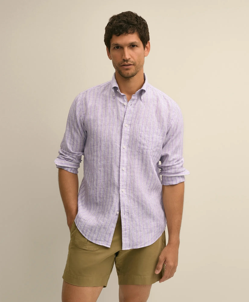 Irish Linen Sport Shirt / Brooks Brothers Men