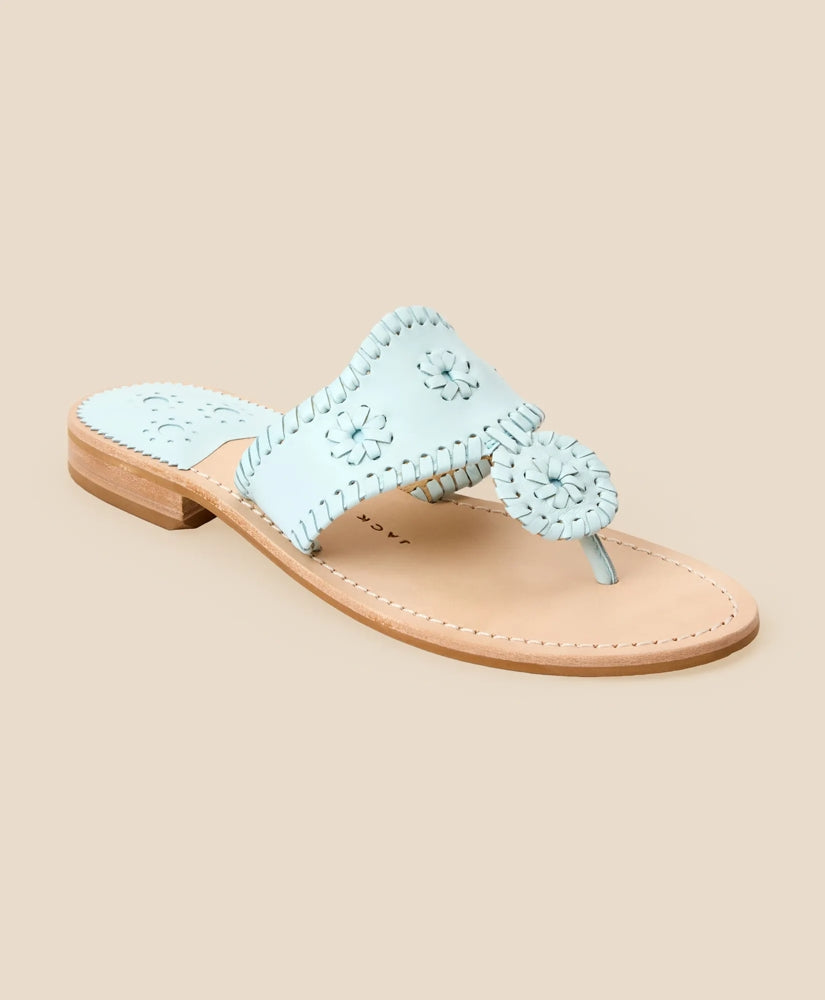 Jack Rogers Jacks Leather Flat Sandal / Brooks Brothers Women