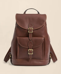 Leather Drawstring Backpack / Brooks Brothers Men