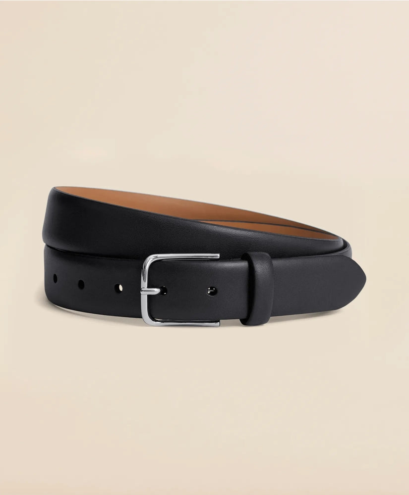 Leather Feather Edge Belt / Brooks Brothers Men