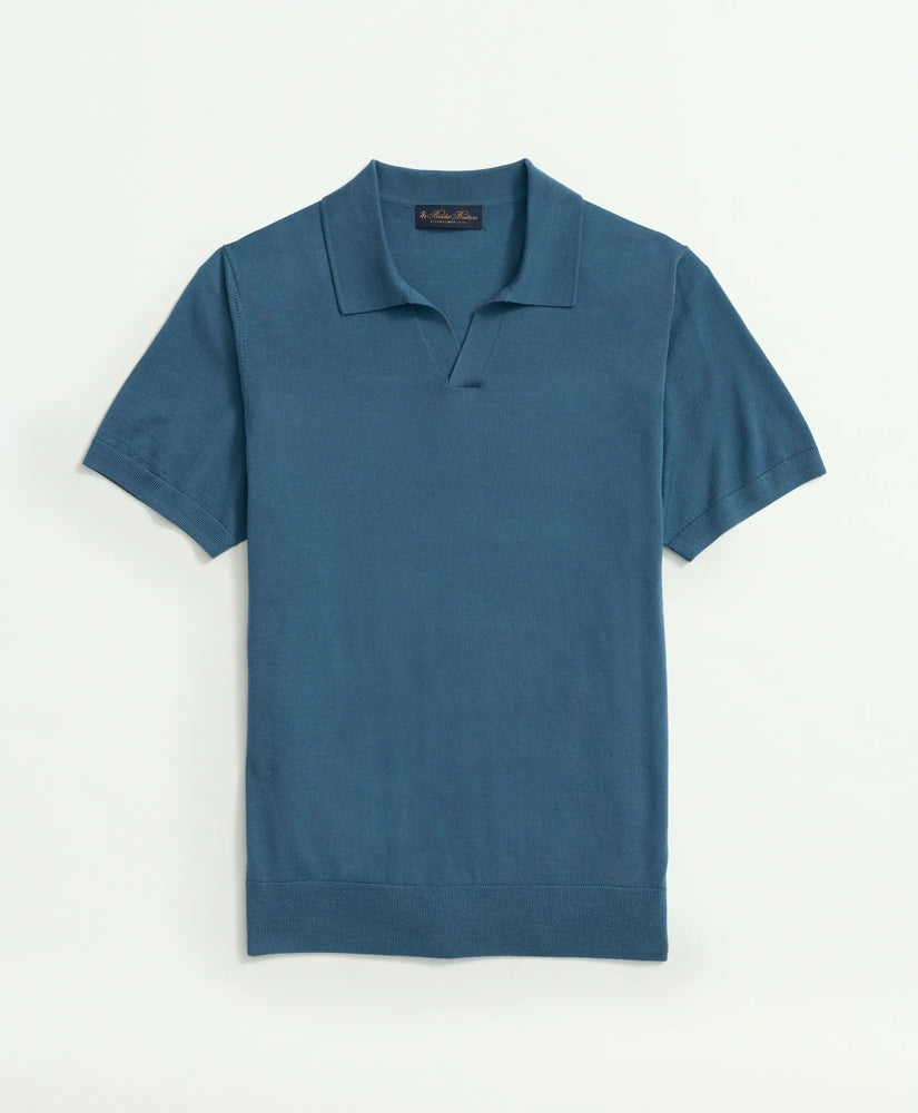 Lightweight Luxe All-Season Sweater, Johnny Collar / Brooks Brothers Men