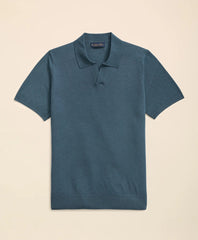 Lightweight Luxe All-Season Sweater, Johnny Collar / Brooks Brothers Men