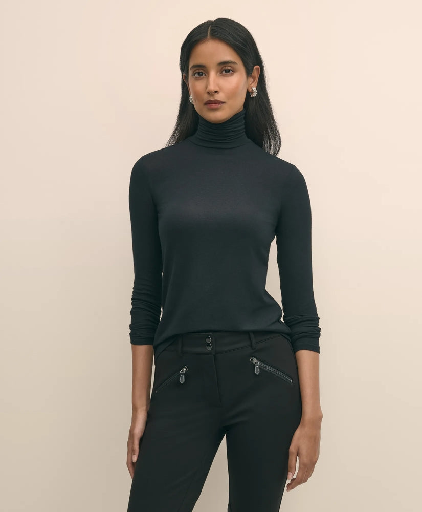 Lightweight Modal Cashmere Turtleneck / Brooks Brothers Women