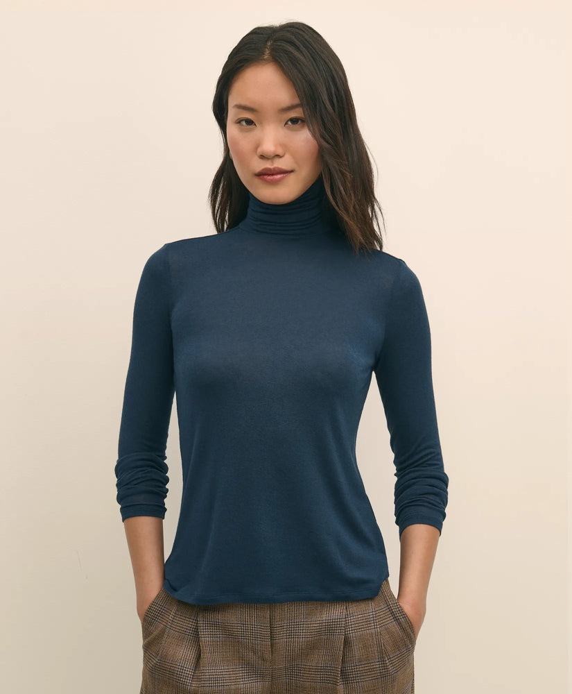 Lightweight Modal Cashmere Turtleneck / Brooks Brothers Women