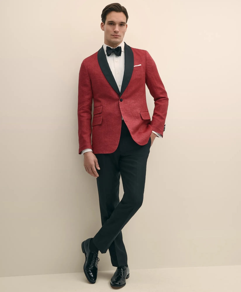 Linen 1818 Tuxedo Pants / Brooks Brothers Sale
