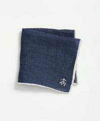 Linen Jacquard Pocket Square / Brooks Brothers Men