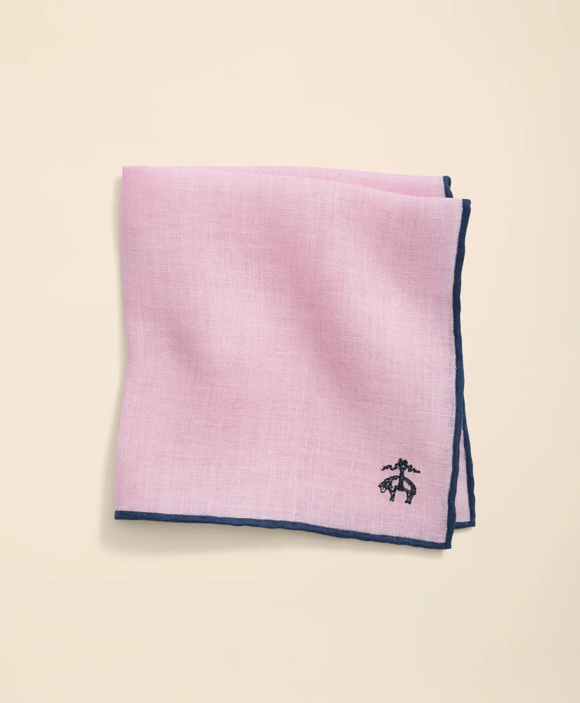 Linen Jacquard Pocket Square / Brooks Brothers Men