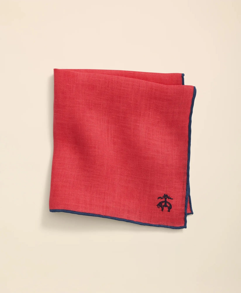 Linen Jacquard Pocket Square / Brooks Brothers Men