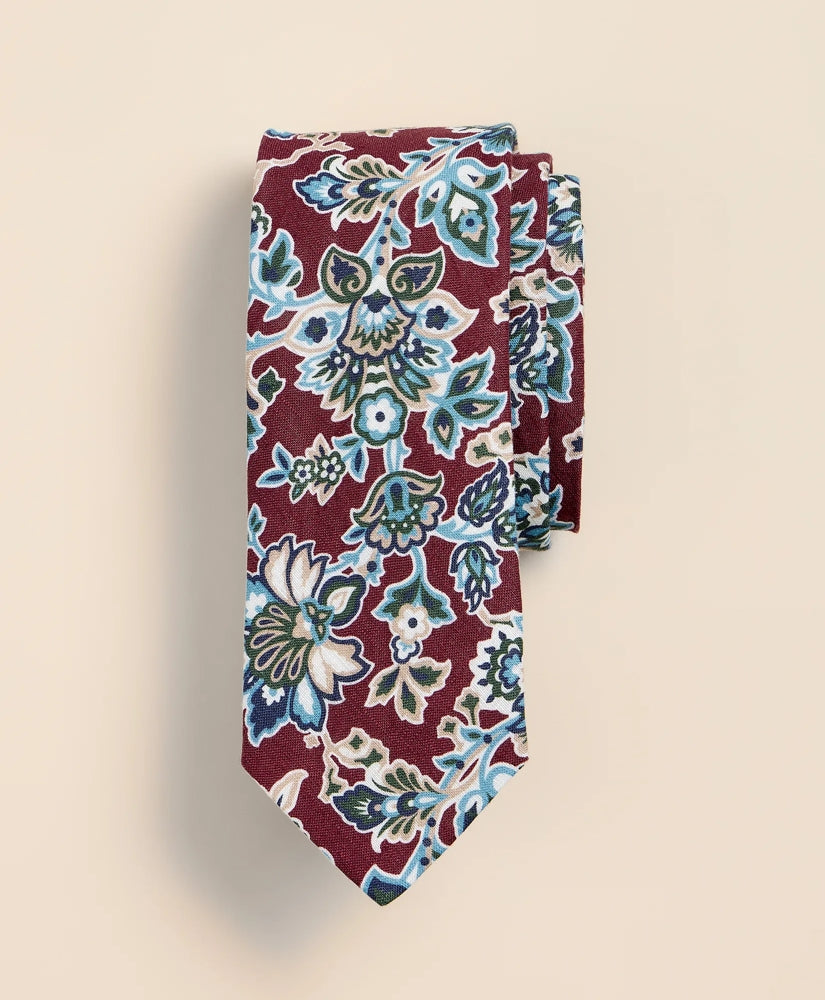 Linen Paisley Tie / Brooks Brothers Men