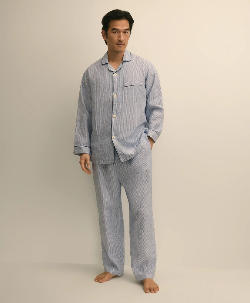 Linen Pajama Set / Brooks Brothers Men