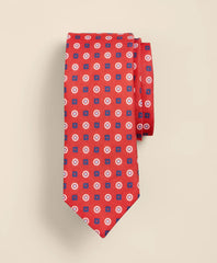 Linen-Silk Circle Foulard Tie / Brooks Brothers Men