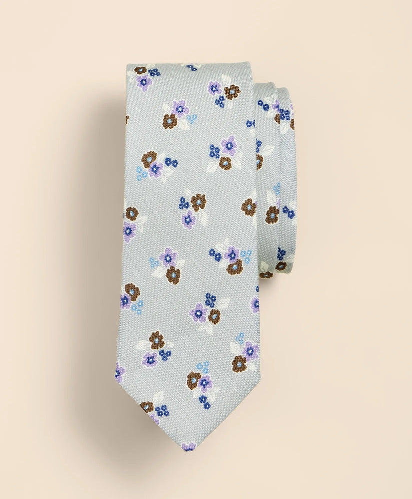 Linen-Silk Floral Tie / Brooks Brothers Men