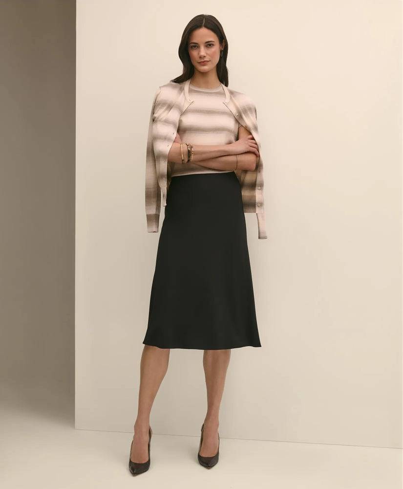 Matte Jersey Skirt / Brooks Brothers Women
