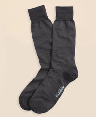 Merino Wool Mini Dot Crew Socks / Brooks Brothers Men