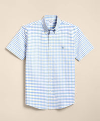 Non-Iron Oxford Polo Button-Down, Short-Sleeve Sport Shirt / Brooks Brothers Men