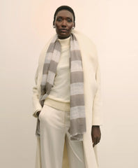 Wool-Silk Blend Shimmer Scarf / Brooks Brothers Sale