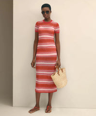Ombre Stripe Sweater Dress / Brooks Brothers Sale