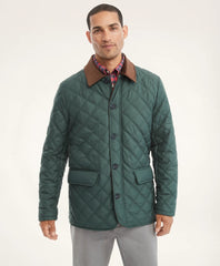 Paddock Diamond Quilted Coat / Brooks Brothers Sale