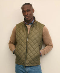 Paddock Diamond Quilted Vest / Brooks Brothers Men