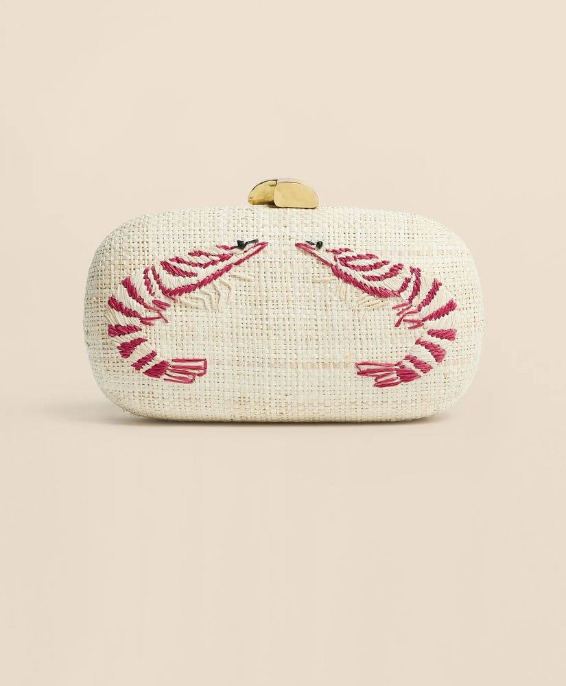 Pamela Munson Shrimp Cocktail Clutch / Brooks Brothers Women