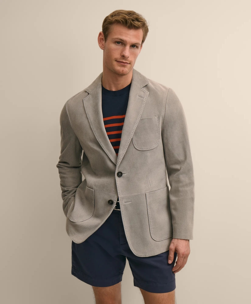 Perforated Suede Sport Coat / Brooks Brothers Sale