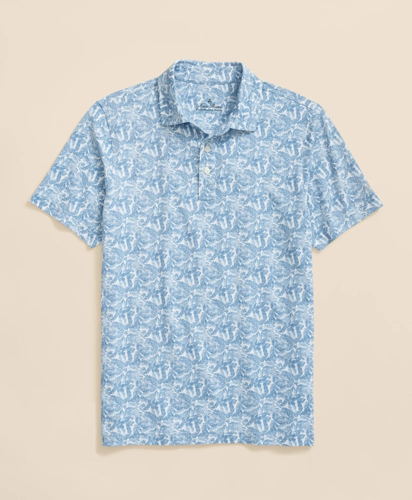 Performance Series Hawaiian Print Polo Shirt / Brooks Brothers Sale