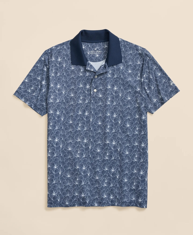 Performance Series Leaf Print Polo Shirt / Brooks Brothers Sale