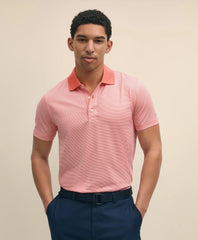 Performance Series Micro Stripe Jersey Polo Shirt / Brooks Brothers Sale