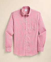 Performance Series Stretch Polo Button-Down Collar, Gingham Sport Shirt / Brooks Brothers Shirts