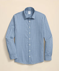 Performance Series Stretch Spread Collar, Check Sport Shirt / Brooks Brothers Sale