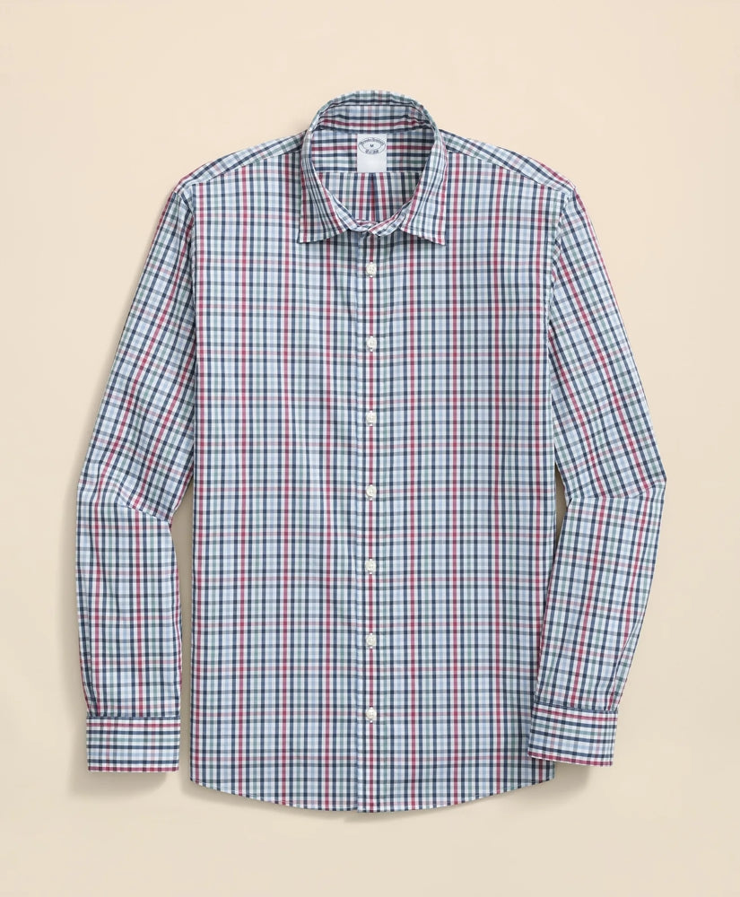 Performance Series Stretch Spread Collar, Multi-Gingham Sport Shirt / Brooks Brothers Sale