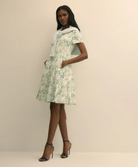 Printed Floral Crepe Dress / Brooks Brothers Women