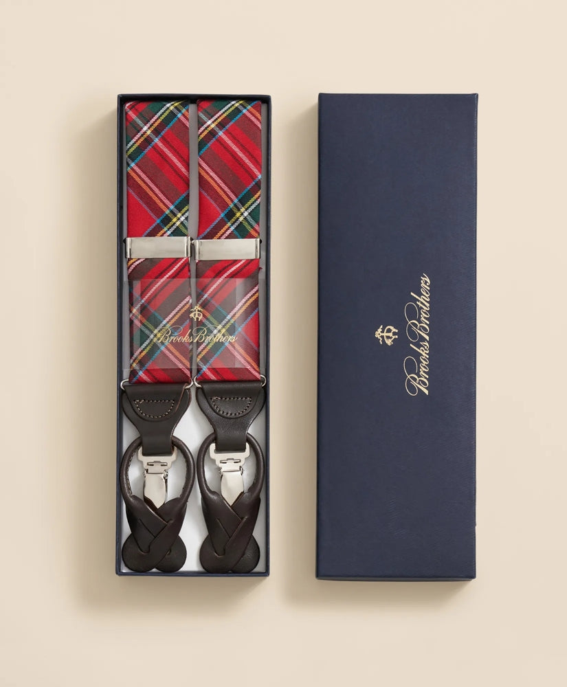 Royal Stewart Tartan Suspenders / Brooks Brothers Men